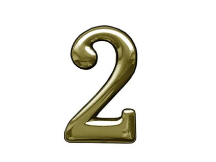 numerek samopřyl 2 55 mm plast mosaz