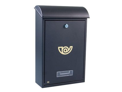 skrzynka na listy 2 400x250x100 czarna