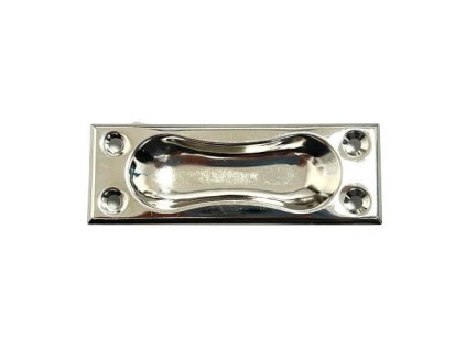 zápustný úchyt 1 80x28 niklovaný