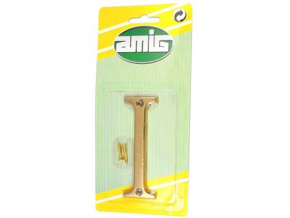 písmeno a 10 cm mosiezna lakovaná