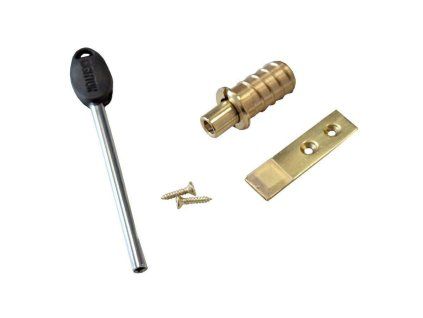 Blokáda Ventlock s klíčem mosaz