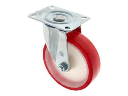 Kolečko 2540-100x30 otočná plotýnka červené