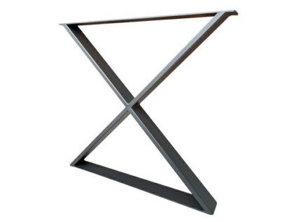 Podnož stolu X 78/72cm šedá