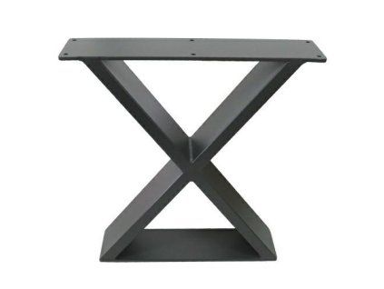 Podnož stolu X 38/40cm šedá