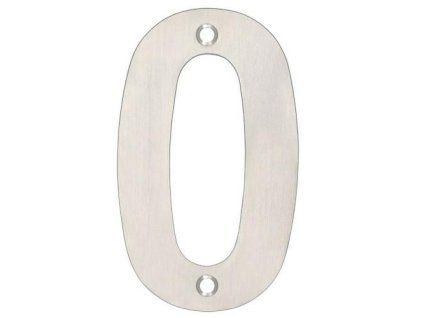 cyfra 0 102 mm inox