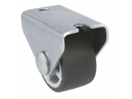 Kolečko 1301-25 pevná plotýnka šedá guma