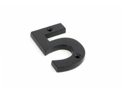 cyfra 5 78x8mm czarna