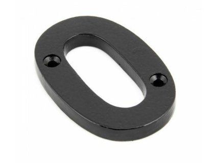 cyfra 0 78x8mm czarna