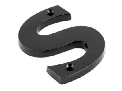 litera s 78x8mm czarna
