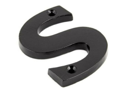 litera s 78x8mm czarna