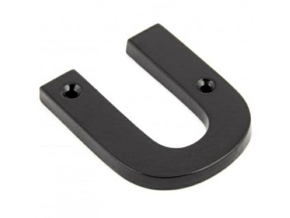 litera u 78x8mm czarna
