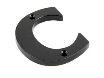 litera c 78x8mm czarna