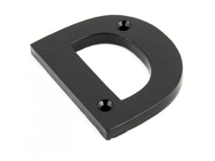 litera d 78x8mm czarna