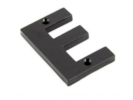 litera e 78x8mm czarna