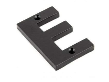 litera e 78x8mm czarna
