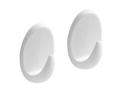 Věšák 211 33x54mm bílý samolepicí 2ks