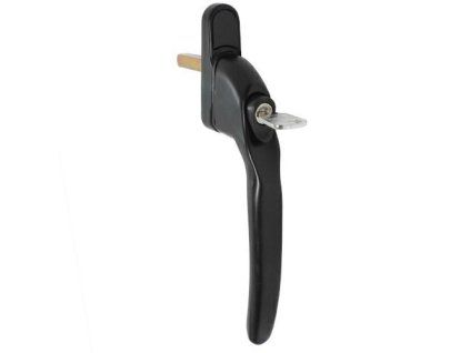 Klika Overture Lock 40x7 rovná černá