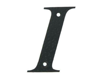 litera i 10cm czarna display