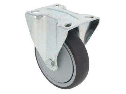 Kolečko 2532-100x32 pevná plotýnka guma šedé