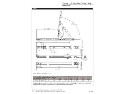 16 side hung pair 16 17 mm high stack