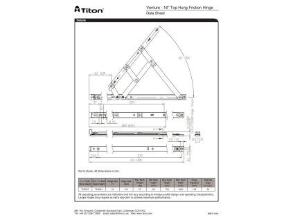 16 top hung pair 16 17 mm high stack