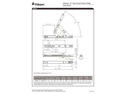 8 top hung pair 15 17 mm high stack