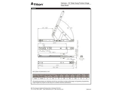 10 side hung pair 16 17 mm high stack