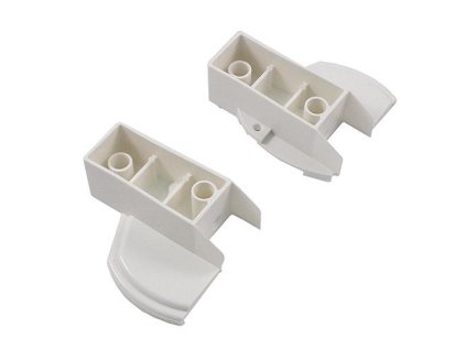 maxiglaze 28mm end caps white 9010