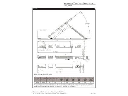24 top hung pair 16 17mm high stack