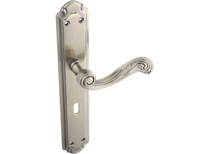 2745 dlouha klika dveri stilo s klicem patina