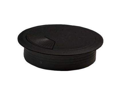 Průchodka na kabely 140 80x93 černá