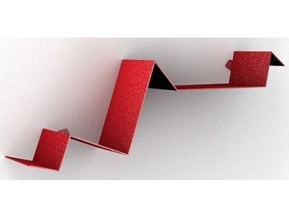 Police ZIG ZAG červená