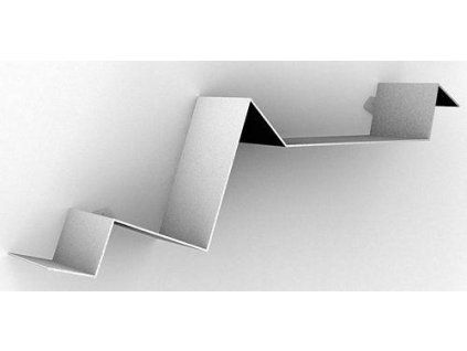 polka zig zag biala