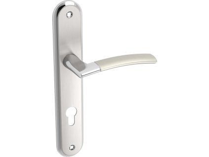 1659 luxorklika na dlouhem stitu vlozku saten chrom