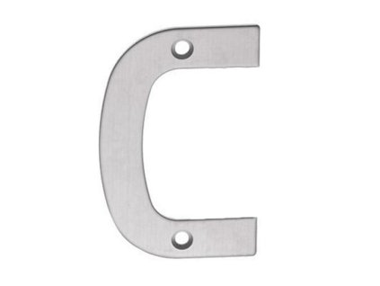 litera c 10cm inox