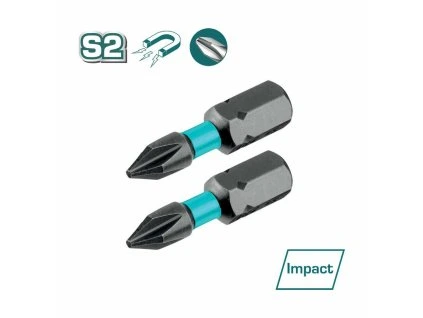 zestaw 2 bitow ph2x25 mm tacim71ph2 d