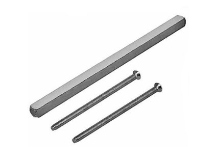 trzpien 10x10x170mm i sruby m6x10