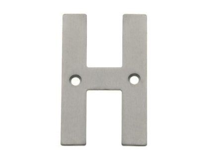 litera h 10cm inox