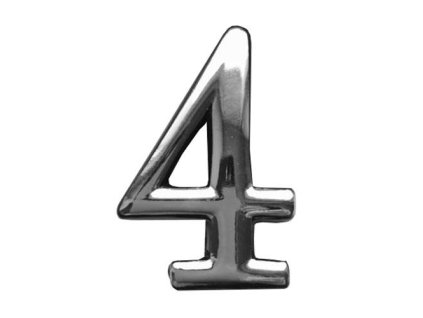 numerek samoprzyl 4 55mm plast chrom