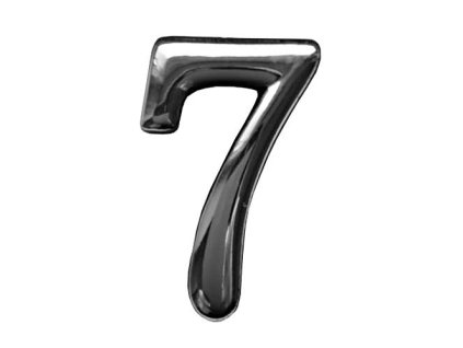 numerek samoprzyl 7 55mm plast chrom