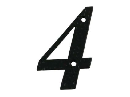 numer 4 10cm czarny blister