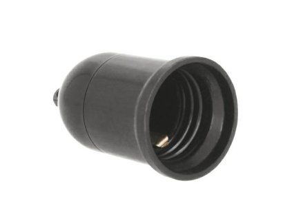 Objímka žárovky 3930 E27 4A černá