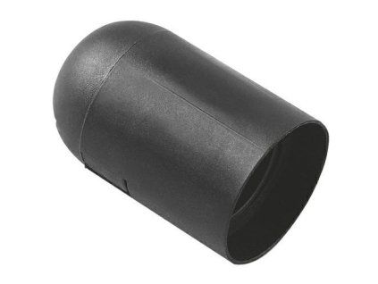 Objímka žárovky 3901 E27 4A černá