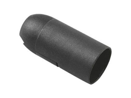 Objímka žárovky 3900 E14 2A černá (blistr)