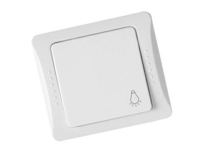 Spínač 3544 spínací bílý DIS