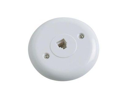 gniazdo telef 3010 biale displ