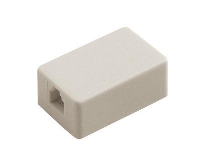 gniazdo telef 3012 biale displ