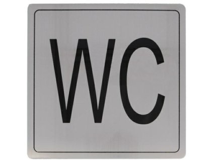 tabliczka inf 108 wc inox