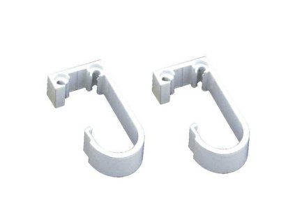 Podpěra tyče 5-16 bílá 2 ks