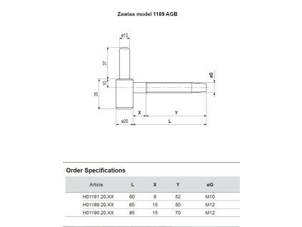 zawias czarny mod 1189 sr 20%252F50